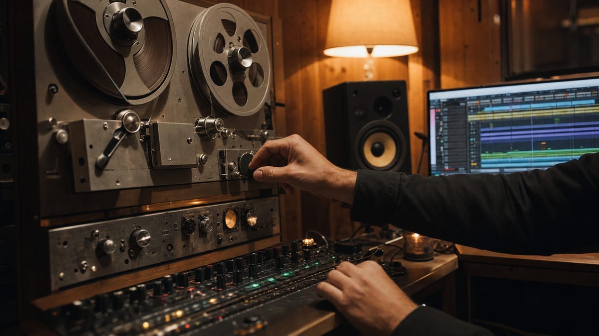 Editorial archive image illustrating The Analog Revival: Why Producers Are Returning to Tape and Vintage Gear.