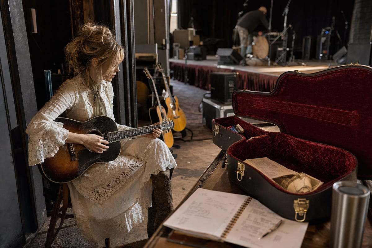 Editorial archive image illustrating Elizabeth Cook's Unconventional Country Career and What It Says About Nashville's Margins.
