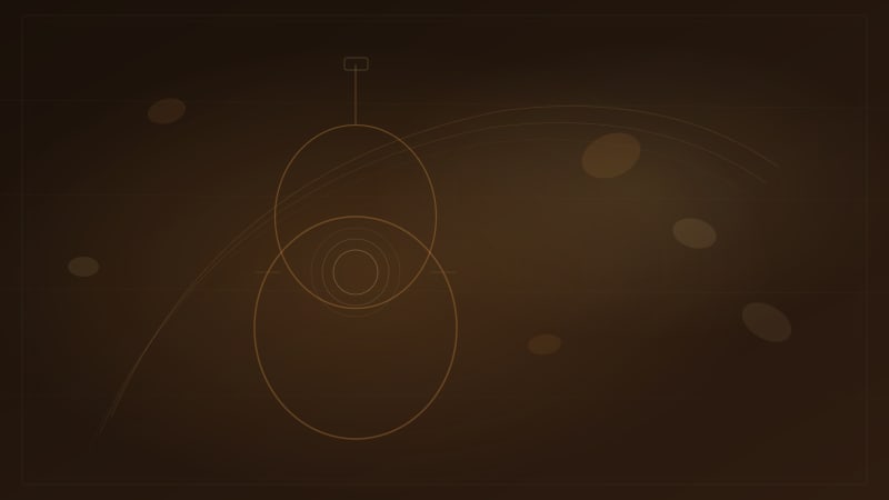 Abstract editorial graphic: parallel horizon stripes and a soft off-center glow in burnt sienna and ivory tones on a deep background, representing the layered accumulation of listener growth across release cycles without readable text or logos.