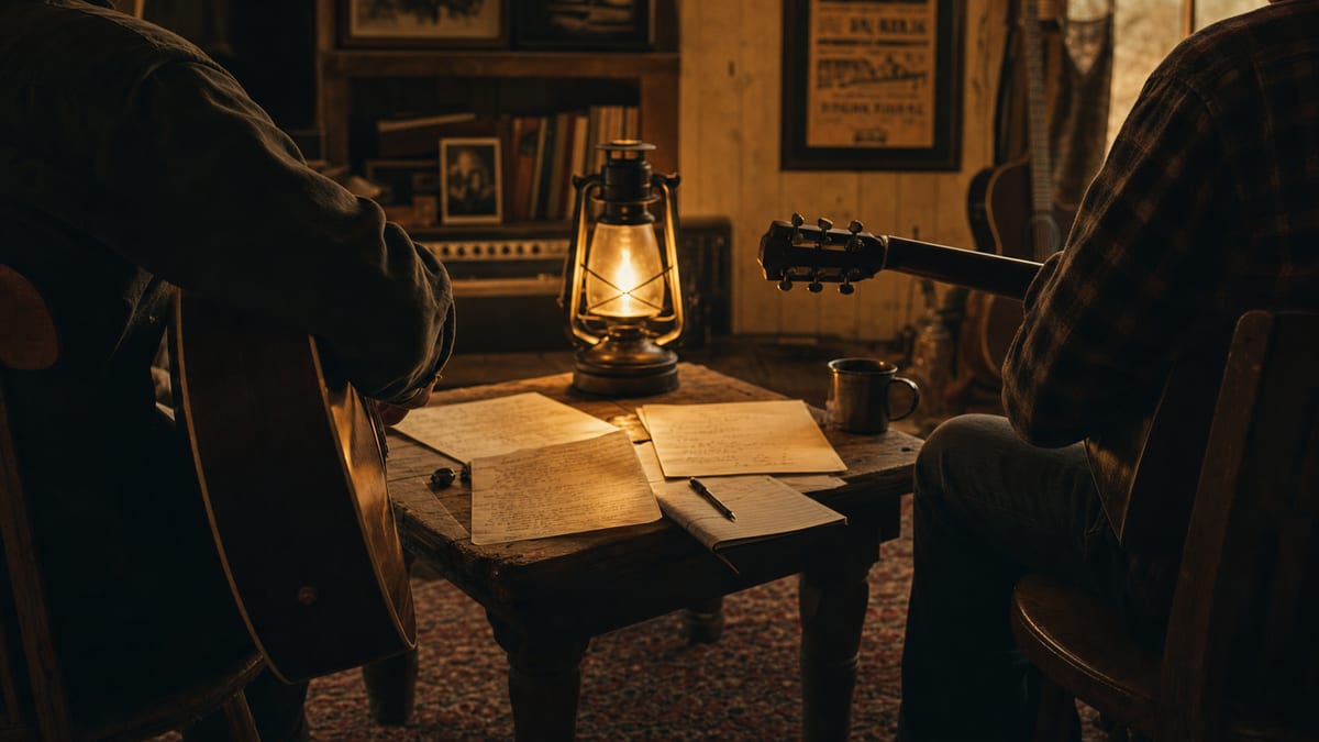 Editorial archive image illustrating Gillian Welch's Boots Number 1 and the Value of Archival Thinking for Americana Artists.