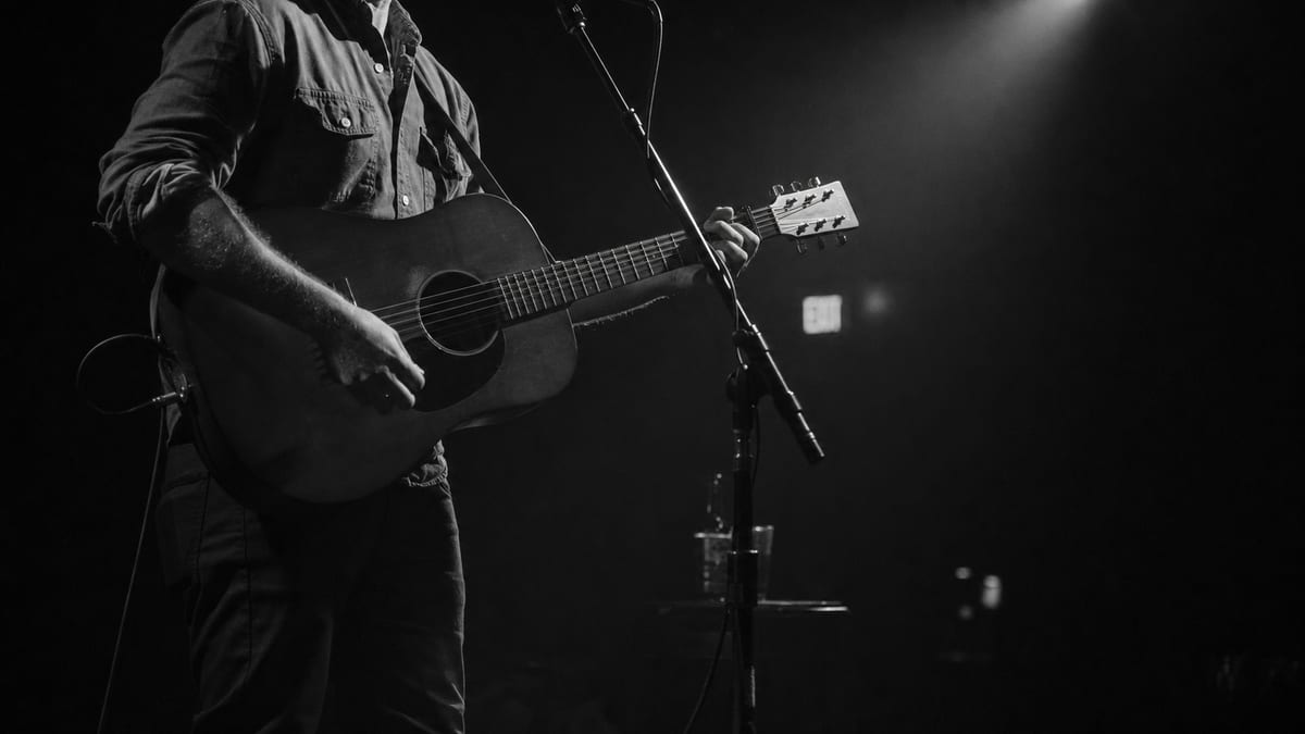 Editorial archive image illustrating John Moreland's Big Bad Luv and the Oklahoma Singer-Songwriter Finding His Scale.