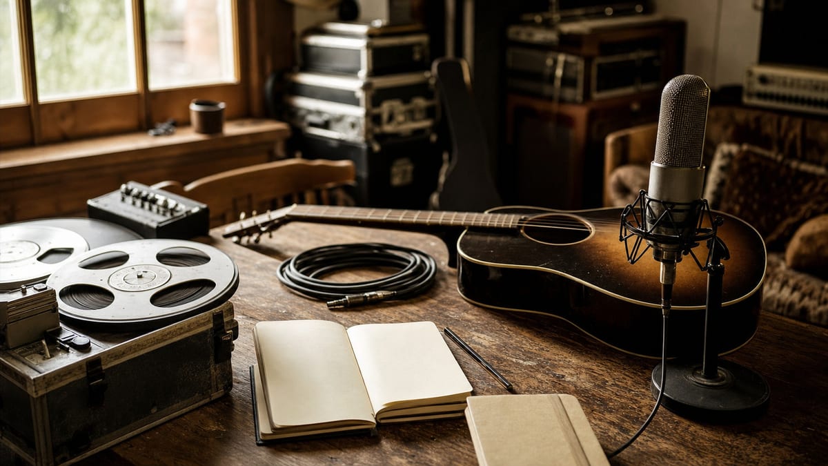Editorial archive image illustrating M Ward Transistor Radio 2005 and the Vintage Aesthetic in Modern Singer-Songwriter Work.