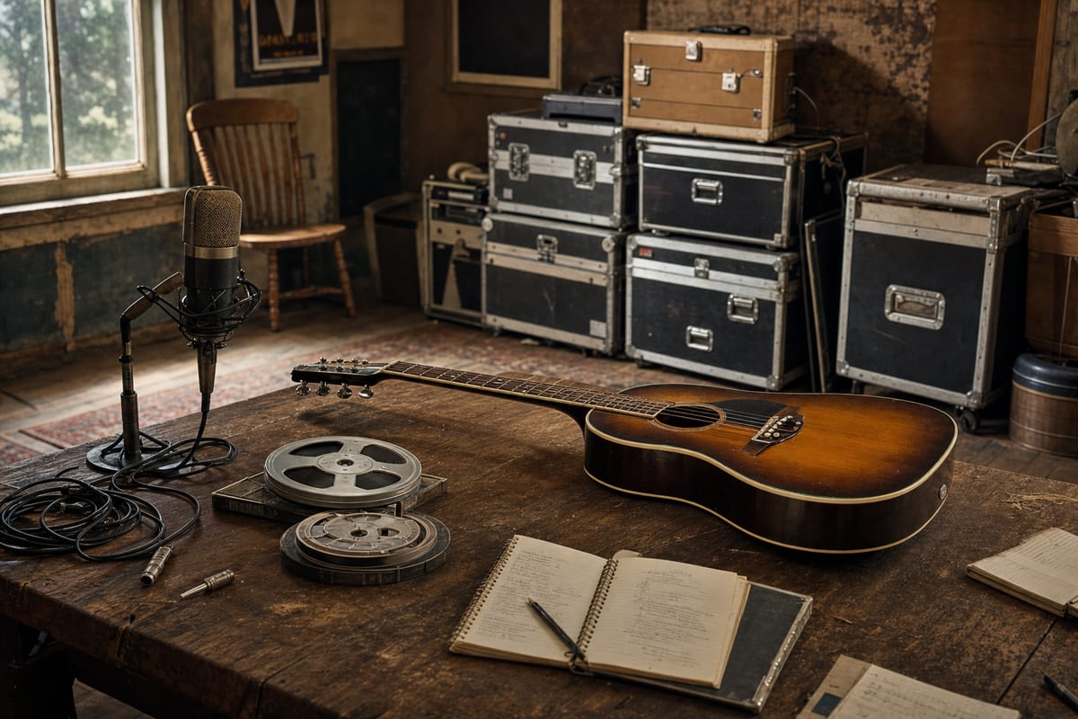 Editorial archive image illustrating Marty Stuart's Way Out West: Country Music's Most Cinematic Album of 2017.