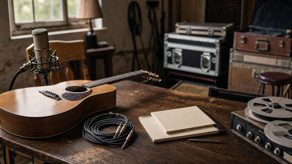 Editorial archive image illustrating Mastering Acoustic Guitar for Roots Recordings in the Early Digital Era 2001-2006.