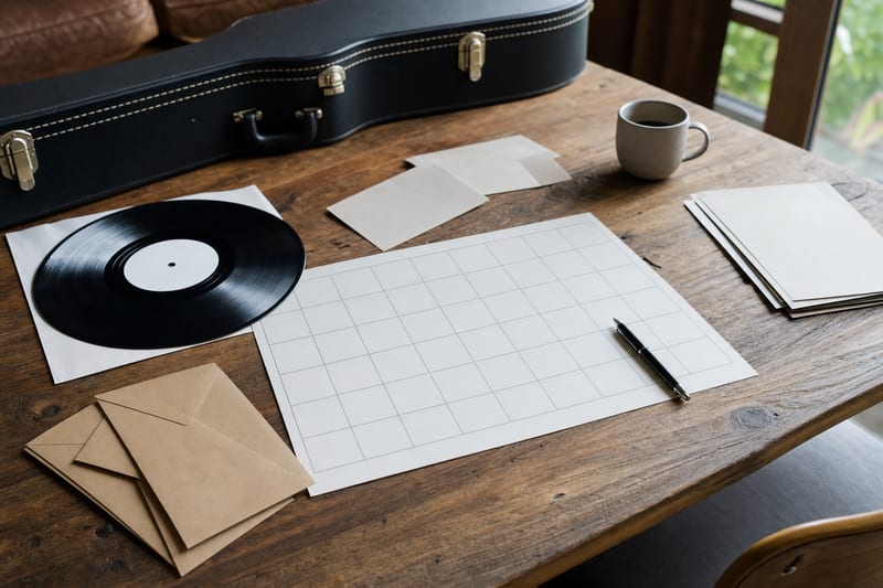 Editorial archive image illustrating Merch Bundles and Vinyl Presales as Album Launch Strategy for Independent Artists 2018-2020.