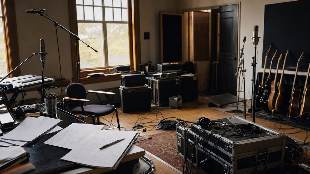 Editorial archive image illustrating Nashville Session Musicians in 2022: The Economics of Being a Professional Hired Gun.
