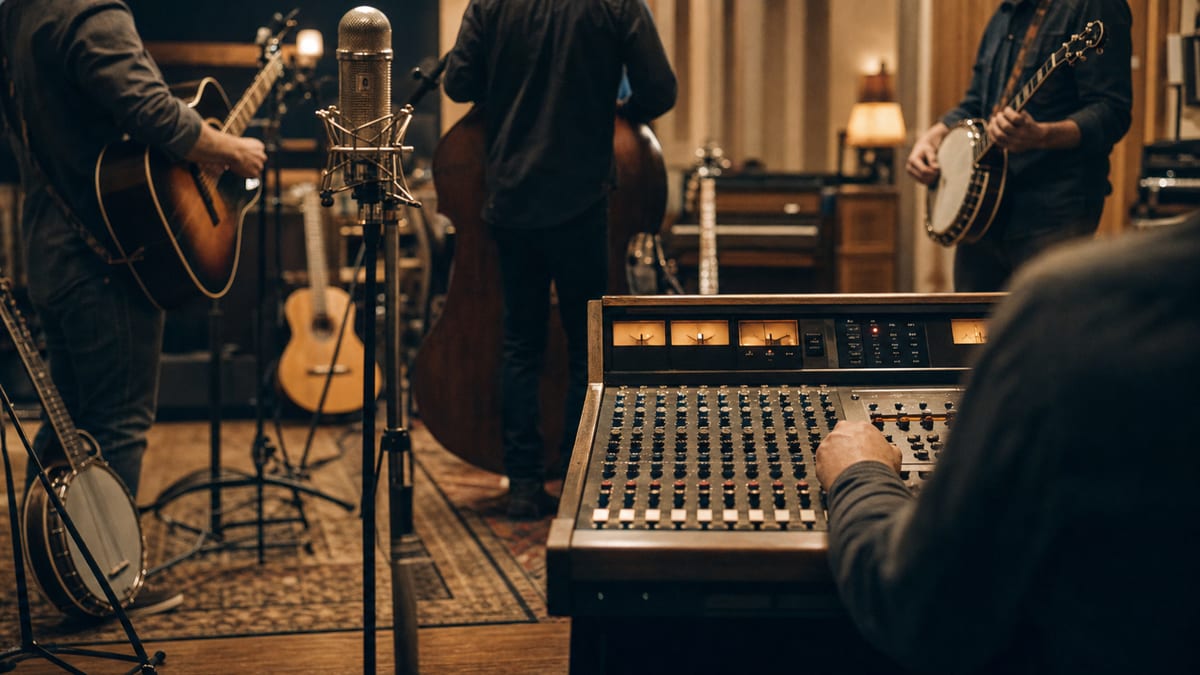 Editorial archive image illustrating Parallel Compression in Country and Americana Production: The Technique Behind the Punch.