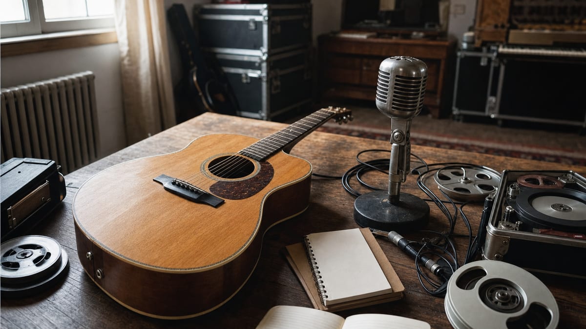 Editorial archive image illustrating Phosphorescent's Here's to Taking It Easy and the Indie Country Possibility.