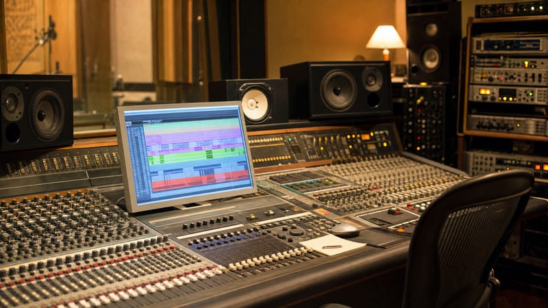 Editorial archive image illustrating Pro Tools and the Digital Workstation that Rewired the Studio.