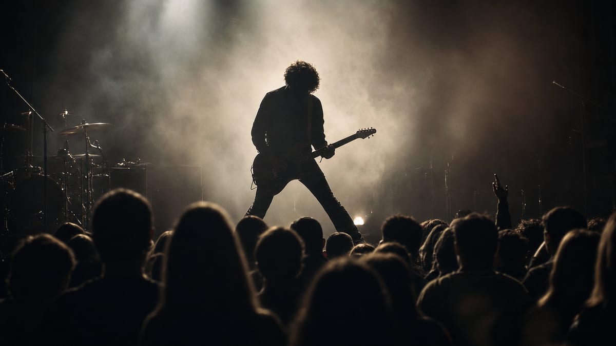 Editorial archive image illustrating Rock's 6.4% Streaming Growth in 2025: The Numbers Behind the Genre's Comeback.