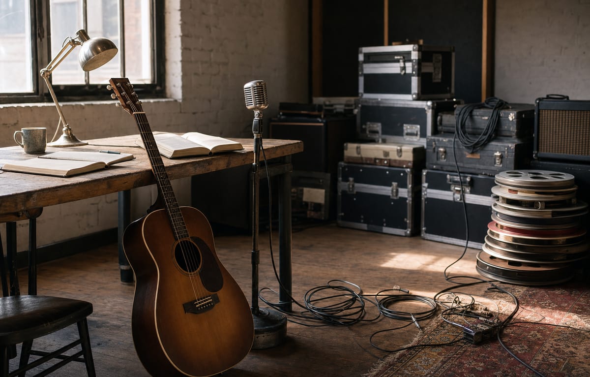 Editorial archive image illustrating Ryan Bingham's Mescalito Era: Dust Bowl Americana and the Country Rock Wanderer.