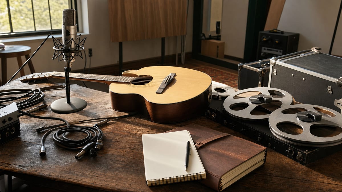 Editorial archive image illustrating String Arrangement in Independent Album Production 2018-2020.