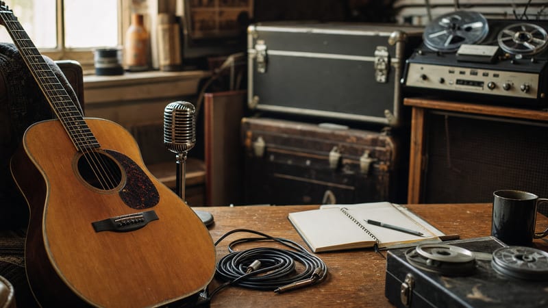 Editorial archive image illustrating Vocal Booth vs Live Room Tracking for Country and Americana 2002-2006.