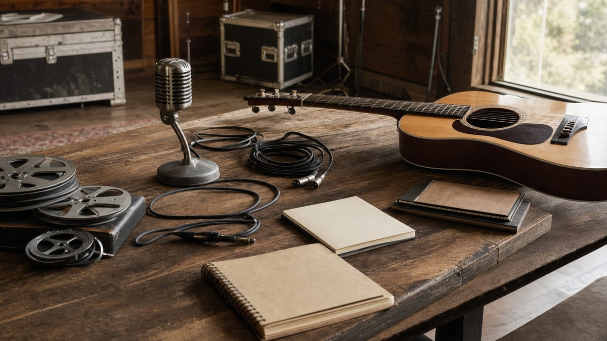 Editorial archive image illustrating Vocal Production in Country and Americana Recording 2014-2017.